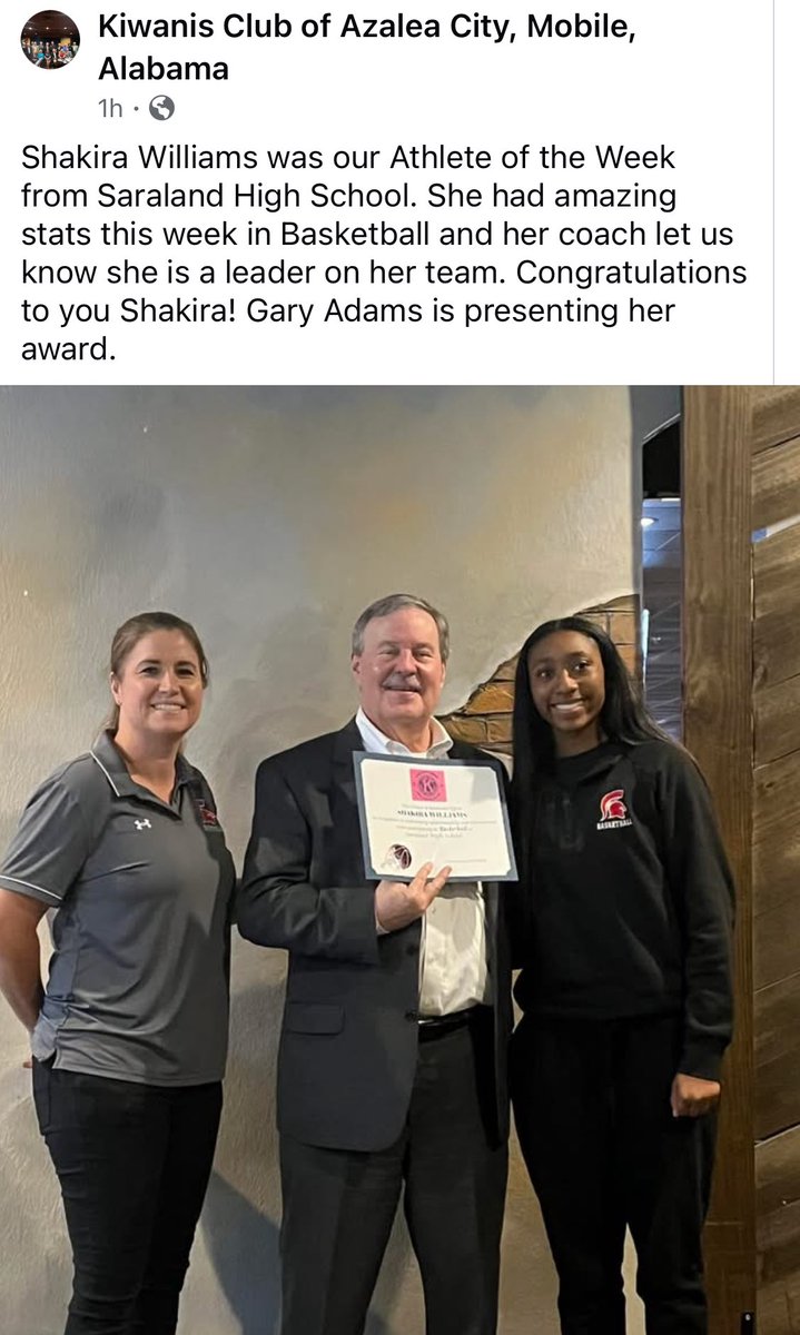 Congratulations!!👏🏾<a href="/kirawilliams__/">Shakira Williams</a>  beyond proud!🙏🏾🏀