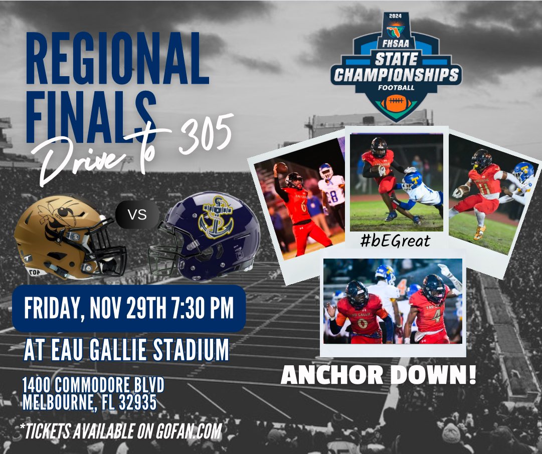 Manny Lherisse (@mannylherisse) on Twitter photo Looking to punch our ticket to the State Final Four this Friday ⚓️⬇️ <a href="/EauGallieHC/">Coach Sands</a> <a href="/QNHall_Uno_JTG/">Coach Hall</a> <a href="/EGCoach_Ramos/">Coach Ramos</a> <a href="/cphat0421/">Coach C Phat</a> <a href="/gallojack5/">Jack Gallo</a> <a href="/coreyjohnson__/">Corey ✨</a> <a href="/XavierXEL11/">Xavier Lherisse</a> <a href="/321Brandonn/">Brandon Brown 4⭐️ DT</a> <a href="/EmmanuelSmall7/">Emmanuel Small</a> <a href="/AjForehand_7/">Ahmed “AJ”Forehand</a> <a href="/joshr1027/">Josh Roberts</a> <a href="/JosephAllenQBSG/">Joseph Allen 3⭐️'27 QB</a> <a href="/JaylenLatson1/">Jaylen Latson</a> <a href="/latavious_welch/">Latavious Welch</a> Looking to punch our ticket to the State Final Four this Friday ⚓️⬇️ <a href="/EauGallieHC/">Coach Sands</a> <a href="/QNHall_Uno_JTG/">Coach Hall</a> <a href="/EGCoach_Ramos/">Coach Ramos</a> <a href="/cphat0421/">Coach C Phat</a> <a href="/gallojack5/">Jack Gallo</a> <a href="/coreyjohnson__/">Corey ✨</a> <a href="/XavierXEL11/">Xavier Lherisse</a> <a href="/321Brandonn/">Brandon Brown 4⭐️ DT</a> <a href="/EmmanuelSmall7/">Emmanuel Small</a> <a href="/AjForehand_7/">Ahmed “AJ”Forehand</a> <a href="/joshr1027/">Josh Roberts</a> <a href="/JosephAllenQBSG/">Joseph Allen 3⭐️'27 QB</a> <a href="/JaylenLatson1/">Jaylen Latson</a> <a href="/latavious_welch/">Latavious Welch</a>