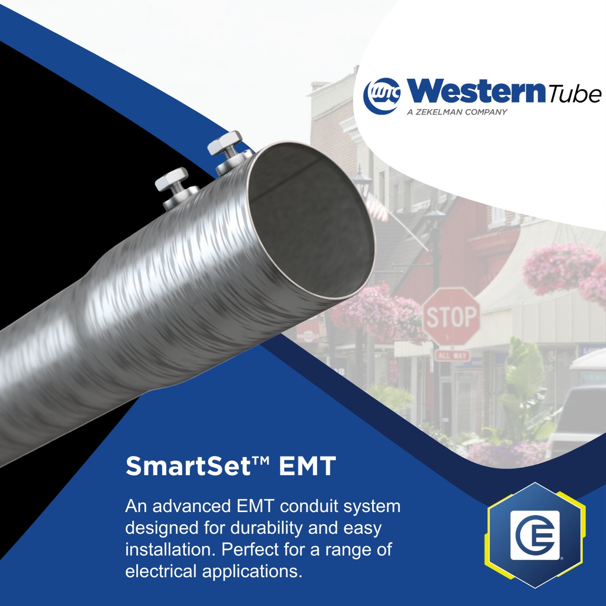 CrescentElectrc's tweet image. Upgrade your electrical installations with the SmartSet™ EMT by Western Tube. 

Engineered for durability and flexibility, this EMT conduit system is your go-to solution for reliable and efficient wiring in any project. ow.ly/yFmF50Ugm7I

#WesternTube #ElectricalConduit