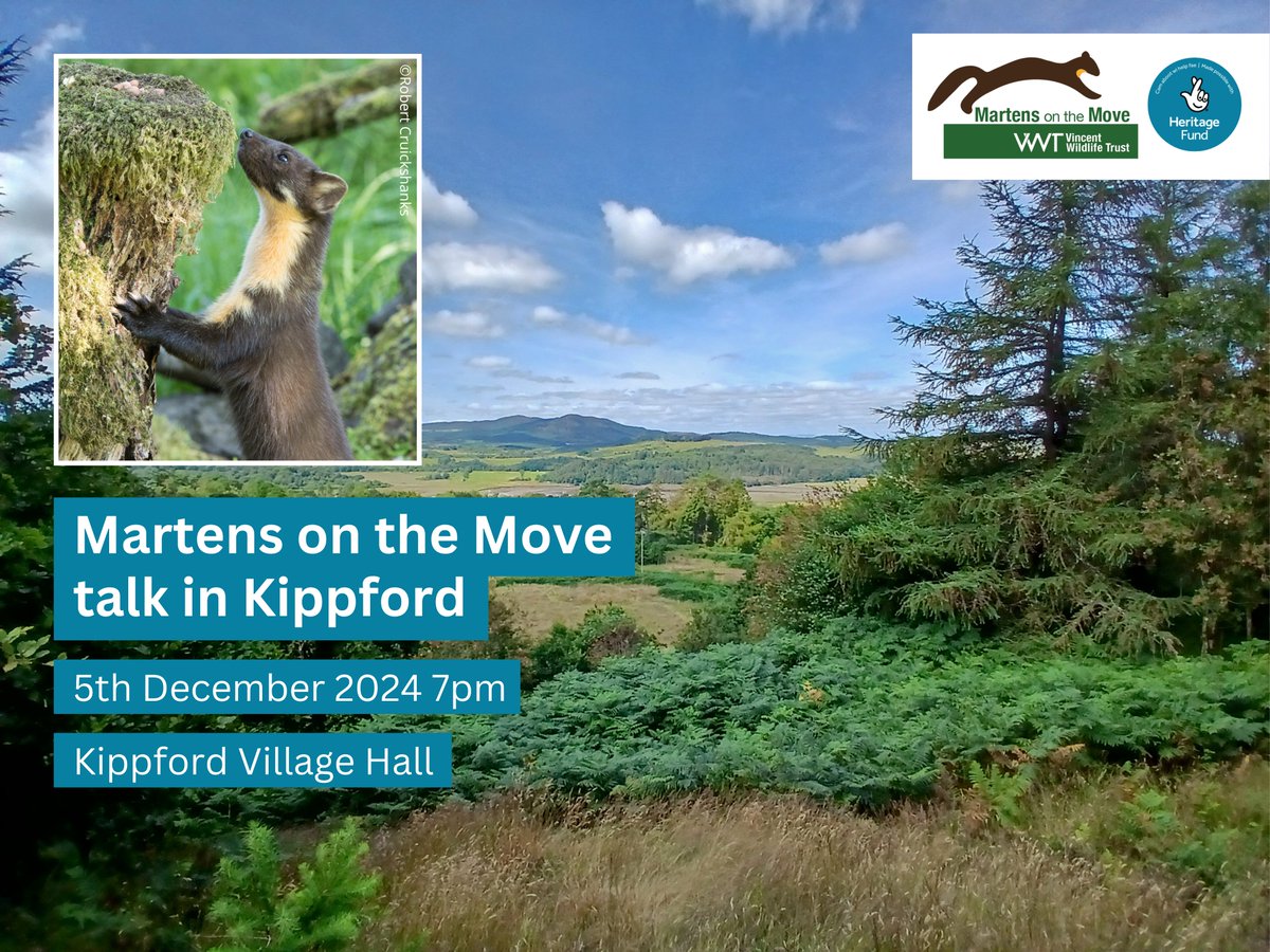 Vincent Wildlife (@vincentwildlife) on Twitter photo Next week, we’re giving a talk in Kippford, Dumfries and Galloway on the #MartensOnTheMove project. We’ll discuss the project’s work so far, including collaborating with the #KippfordCommunityNatureReserve and how to get involved and support pine martens! <a href="/HeritageFundUK/">The National Lottery Heritage Fund</a> Next week, we’re giving a talk in Kippford, Dumfries and Galloway on the #MartensOnTheMove project. We’ll discuss the project’s work so far, including collaborating with the #KippfordCommunityNatureReserve and how to get involved and support pine martens! <a href="/HeritageFundUK/">The National Lottery Heritage Fund</a>