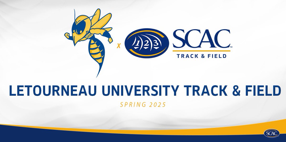 #SCACTrack | LeTourneau Track &amp; Field to Compete in #SCAC in Spring 2025

📰| tinyurl.com/py338wnh

#SCACPride | #SCACMTrack | #SCACWTrack | #d3track | #WhyD3