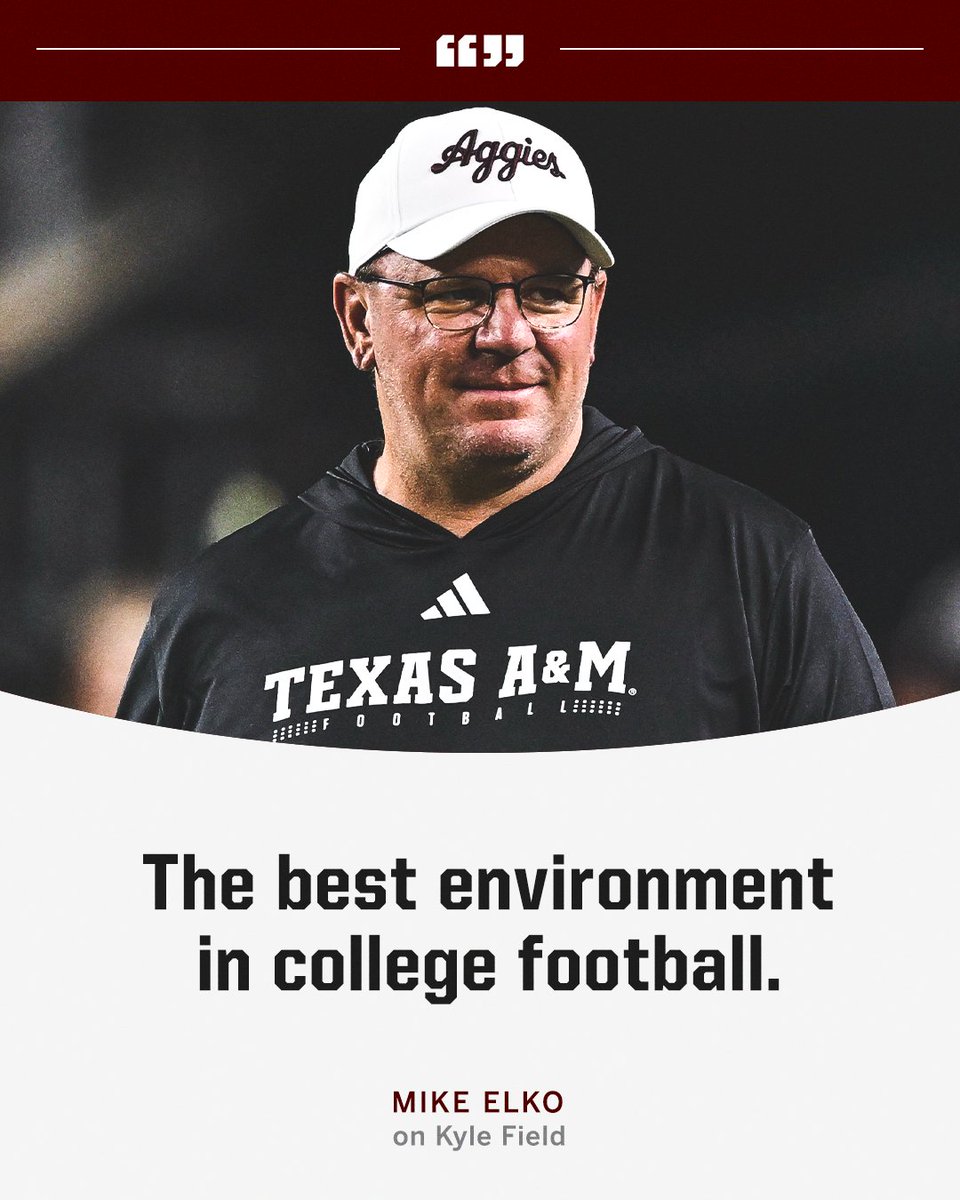SECNetwork's tweet photo. No. 3 Texas at No. 20 Texas A&amp;M for a spot in the SEC Championship.

Kyle Field is gonna be rockin' 🔥 https://t.co/AlxuOmD1Tu