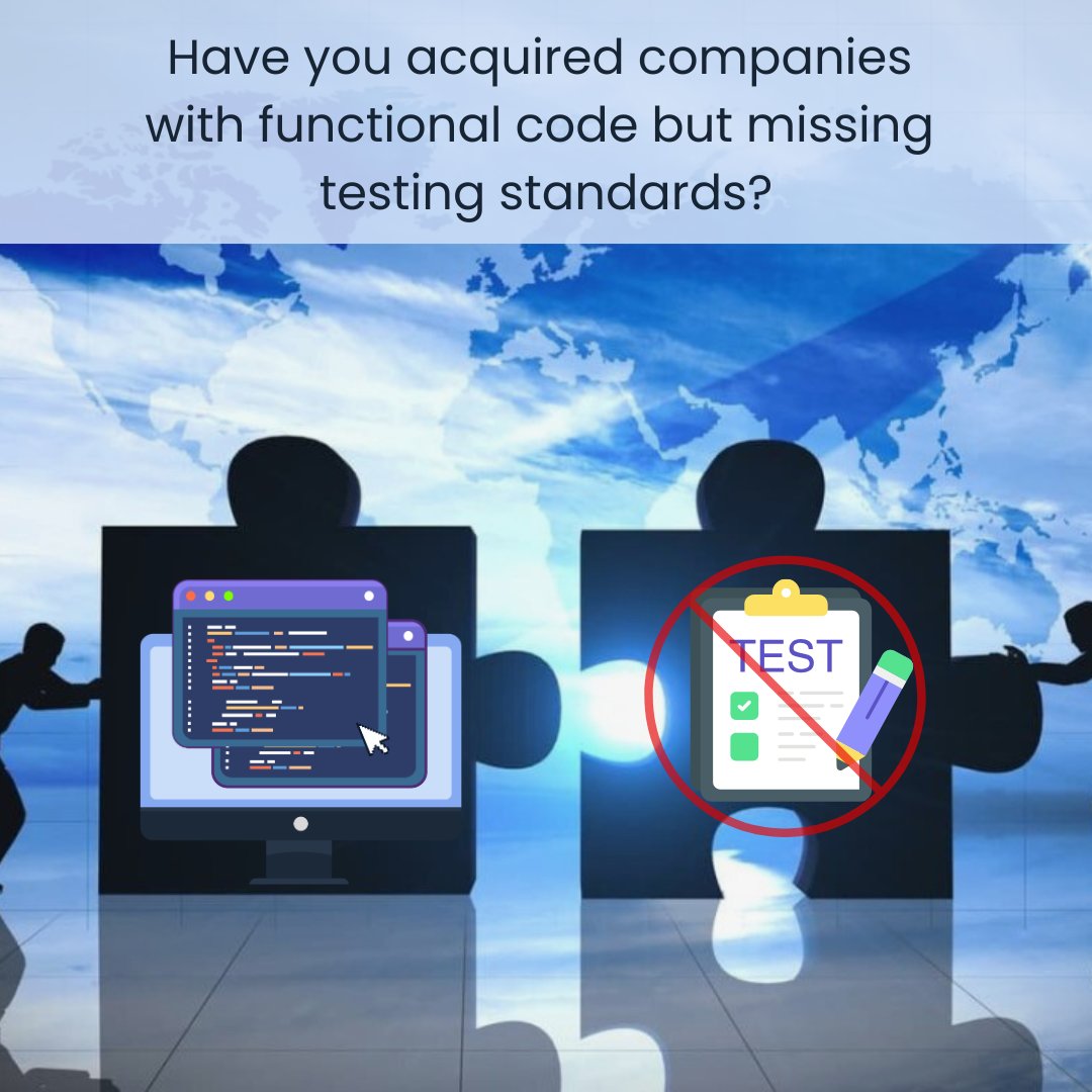BaseRockAI's tweet image. Acquired a company with great code, but testing feels like a black box? Many acquisitions lack robust testing infrastructure.
hubs.li/Q02ZHBxV0 helps you:
🔍 Detect hidden bugs with auto-generated test cases
🔄 Simplify testing & save time
#AutomatedTesting #BaseRockAI