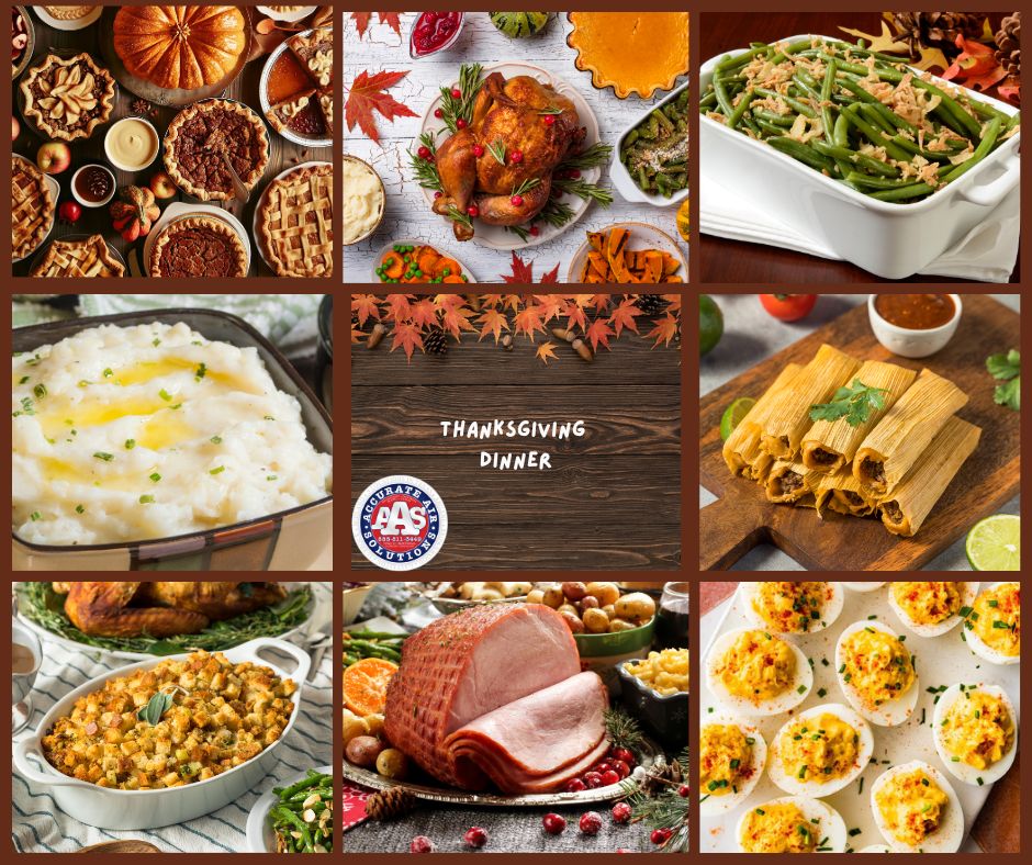 AccurateAirS's tweet photo. "Which dishes made the cut for your Thanksgiving feast, and which ones didn’t? 
Comment below and let us know! https://t.co/vxR80useCI