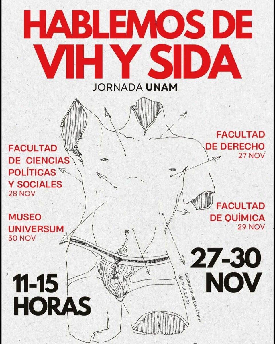 casalamoira's tweet photo. A partir de HOY seremos parte de #HablemosdeVIH, una jornada organizada por facultades de la UNAM que se llevará a cabo del 27 al 30 de Nov.

Llevaremos material sobre la casa, nuestro programa de salud mental y nos acompañará @latribuac. 

#HilamosComunidad🪡 https://t.co/j0VmJJYAdW