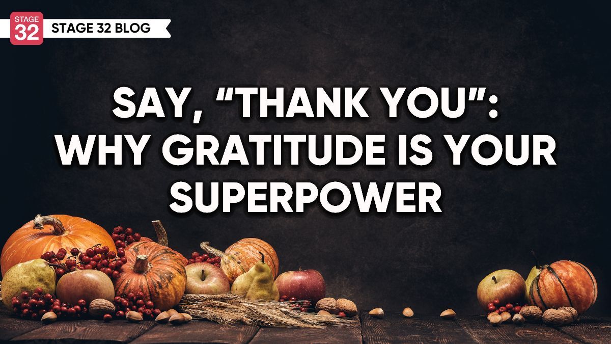 Gratitude is not just a feel-good emotion; it is the way, the path to navigating challenges, strengthening your resilience, and fueling your creative process. Think of gratitude as your superpower. Learn more in today's blog HERE >> bit.ly/3Z5YZKu 
#screenwriting