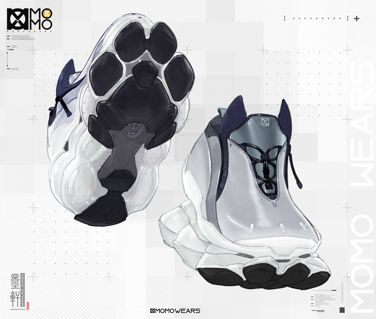 Black air bag paw shoes 🌟