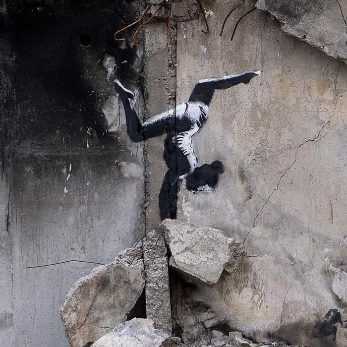 "Notre âme ne peut pas mourir, la liberté ne meurt jamais." Taras Chevtchenko #StreetArt #Banksy #Ukrainian #freedom