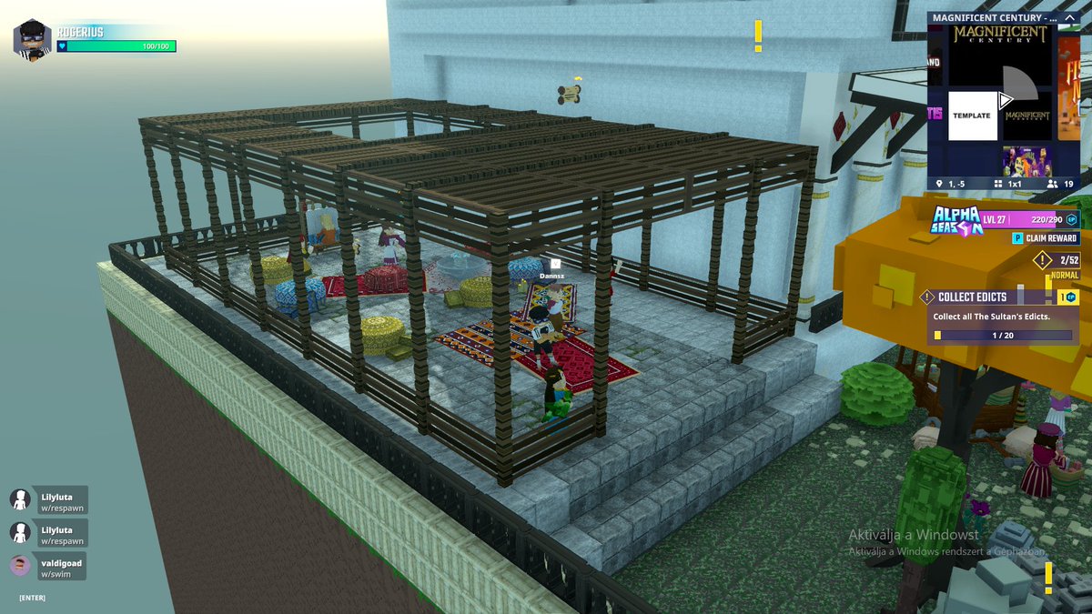 MohacsiMate's tweet photo. Relaxing under the @Magnificentury_ Pergola in @TheSandboxGame. Living like virtual royalty! 👑🌺 https://t.co/tJm3xIWfhU #TheSandbox #AlphaSeason4 #AS4SocialChallenge https://t.co/VQzXKRlnJC
