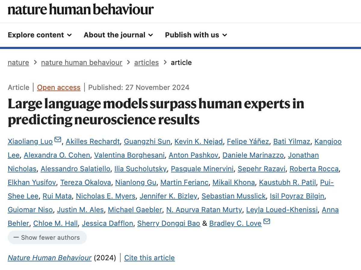 Sylvain Baillet 🕊️ (@sylvain_baillet) on Twitter photo Neuroscience research: it's all in the prompt👇.
rdcu.be/d1DPa Neuroscience research: it's all in the prompt👇.
rdcu.be/d1DPa
