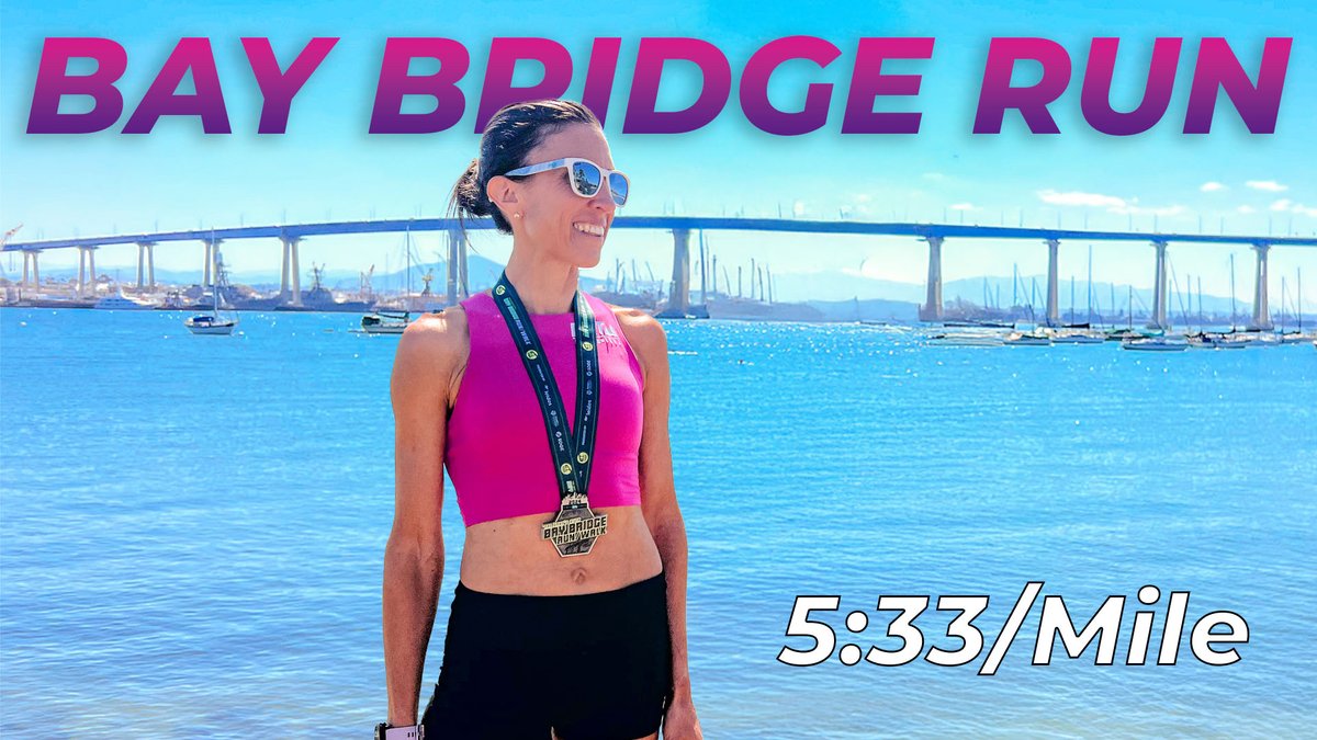Racing the Navy Bay Bridge Run | 4-Mile Race over Coronado Bay Bridge youtu.be/jOFPsRr9yhQ?si…

3  things to watch for:
- My overly-edited intro w/historical footage of the Bay Bridge &amp; SD newscaster Jack White’s voice
- The skunk attack
- The STELLAR competition this year