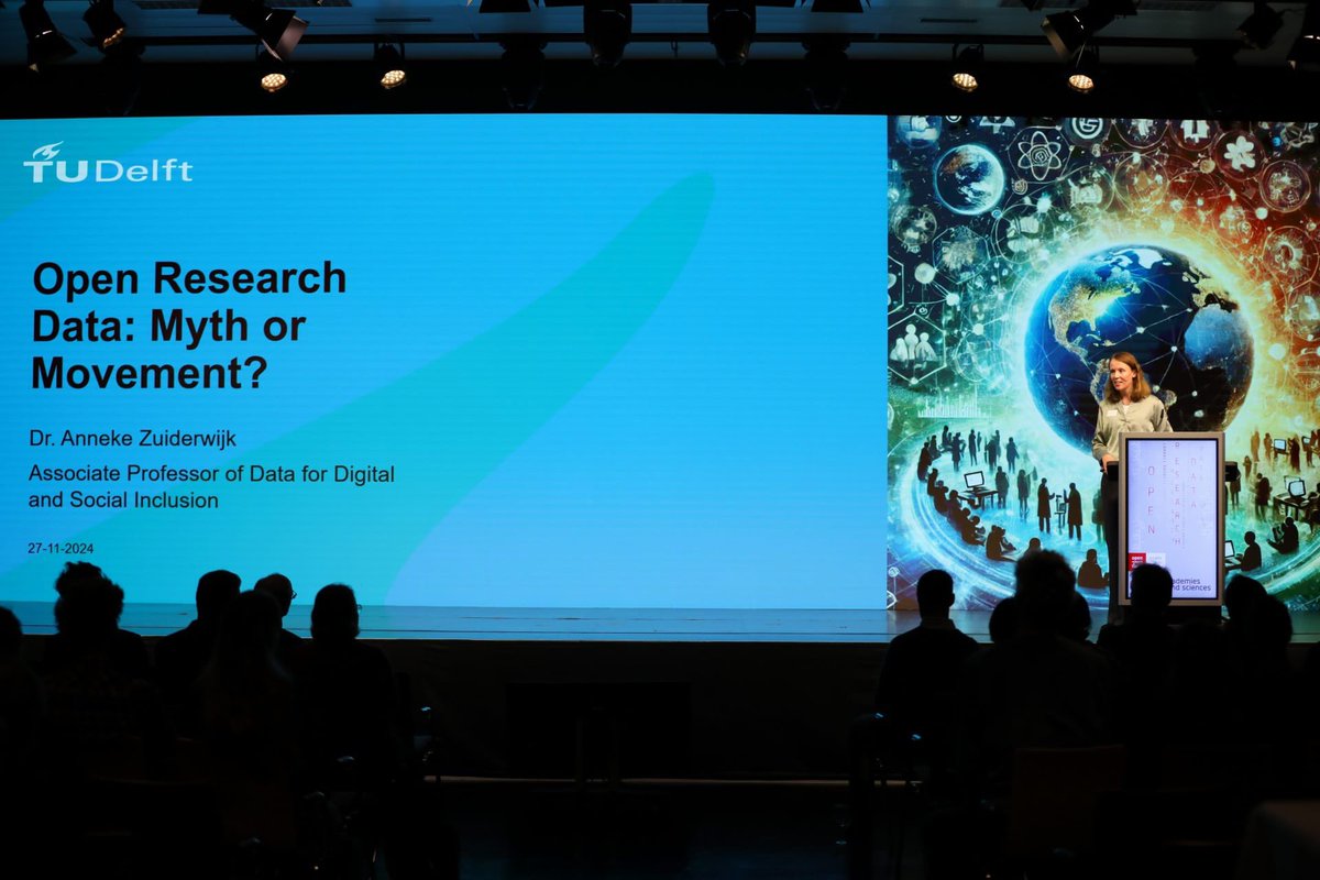 ORData_ch's tweet image. Our keynote speaker Anneke Zuiderwijk - Van Eijk from @tudelft on the topic ’Open Research Data: Myth or Movement’

🗣️What’s your opinion on the greatest barriers to fully embracing open data in research? Tell us in the comments ✍️

#ordprize24