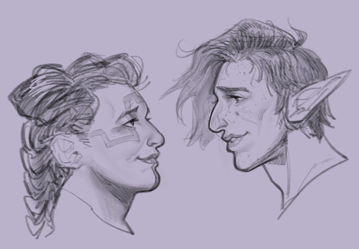 harlequinides's tweet image. those warden lovebirds 💕 #dragonage #veilguard