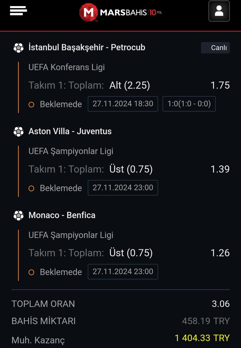 CaRLoPonti81's tweet photo. 🎁 100 TL ‼️ÇEKİLİŞ
⚠️ #iddaacekilis takip et

#canlimacizle #iddaa #bahis #canlibahis #UCL #UECL #UEL
#ISTPET #AVLJUV #İBFKvPC
#ASMSLB

⚽ Başakşehir - Petrocub
⚽ Aston Villa - Juventus
⚽ Monaco - Benfica

✅ Marsbahis giriş : https://t.co/U09xyGfTgD
...
Real Madrid AZ Alkmaar https://t.co/gO6PIDBmjI