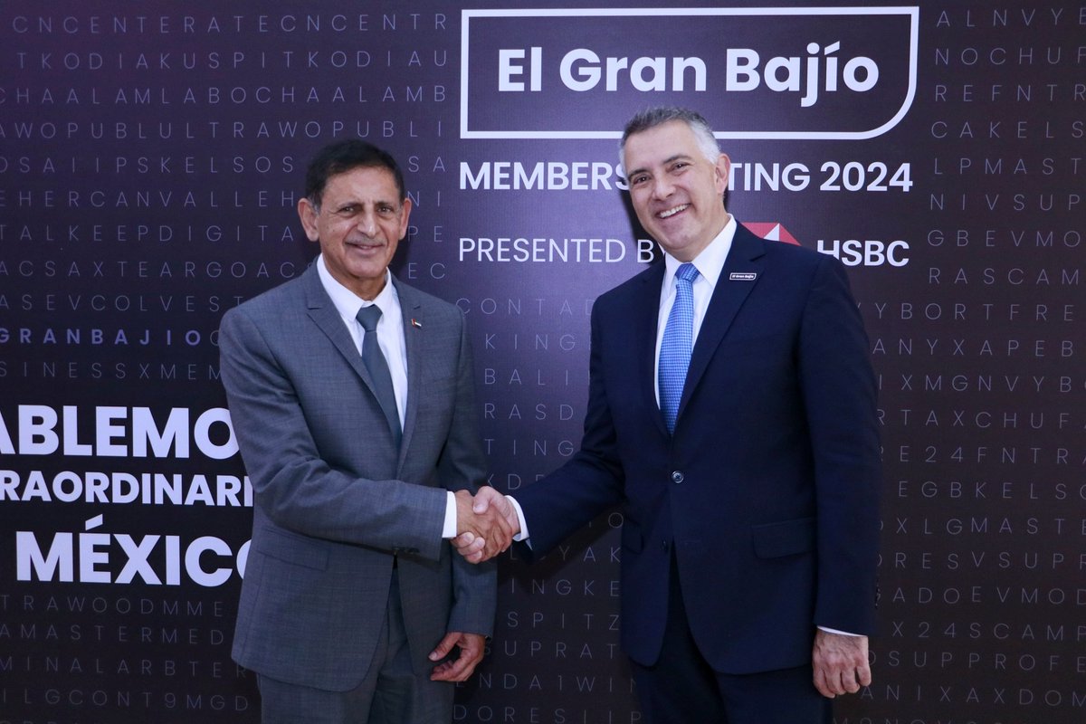 Julio Di-Bella Roldán, Presidente de <a href="/ElGranBajio/">ElGranBajío</a>, Subrayó: Si El Gran Bajío fuera un país, hoy seriamos la economía #59 del mundo, de ese nivel es la fortaleza de esta región en el plano de México.

#ElGranBajío #MembersMeeting24 #Querétaro