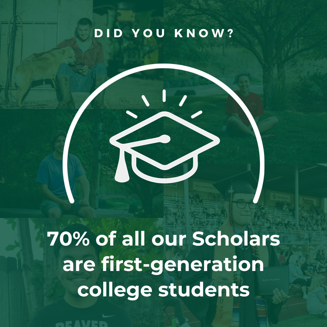 Seventy percent of our Scholars are first-generation college students, and we know their experience and wisdom make us all better. #FirstGen college students are unafraid of charting new paths for themselves and their families.

#CelebrateFirstGen 🎓