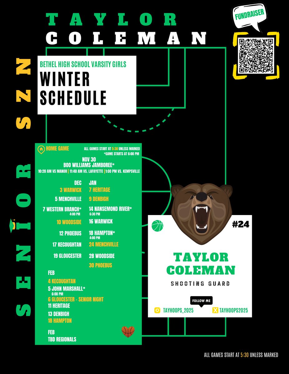 Senior SZN… Loading 💚🐻💛