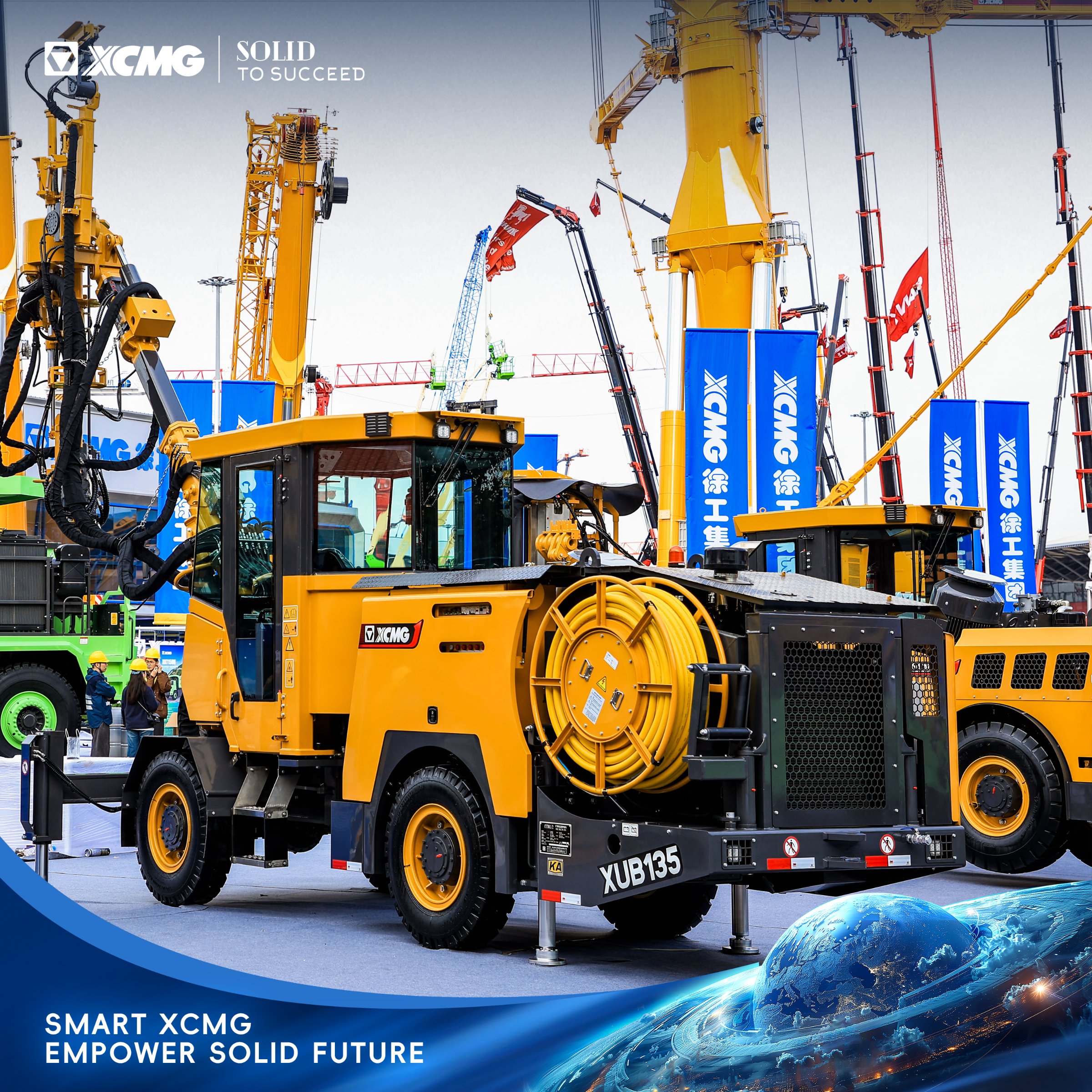 XCMGGroup в X: „At #bauma2024, XCMG unveils a full-scenario