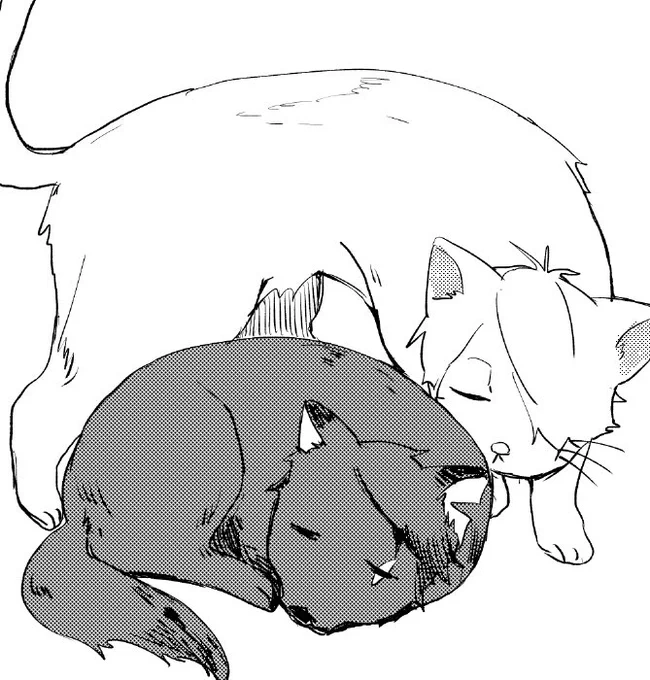ハアハア…ケモ描くなら最後まで描きたくて……タノシイネ
💧は小〜中型犬ぐらい、👁️は大型犬ぐらいの大猫(化け猫の類かな)ぐらいのサイズ感で描いてます(多分) 
