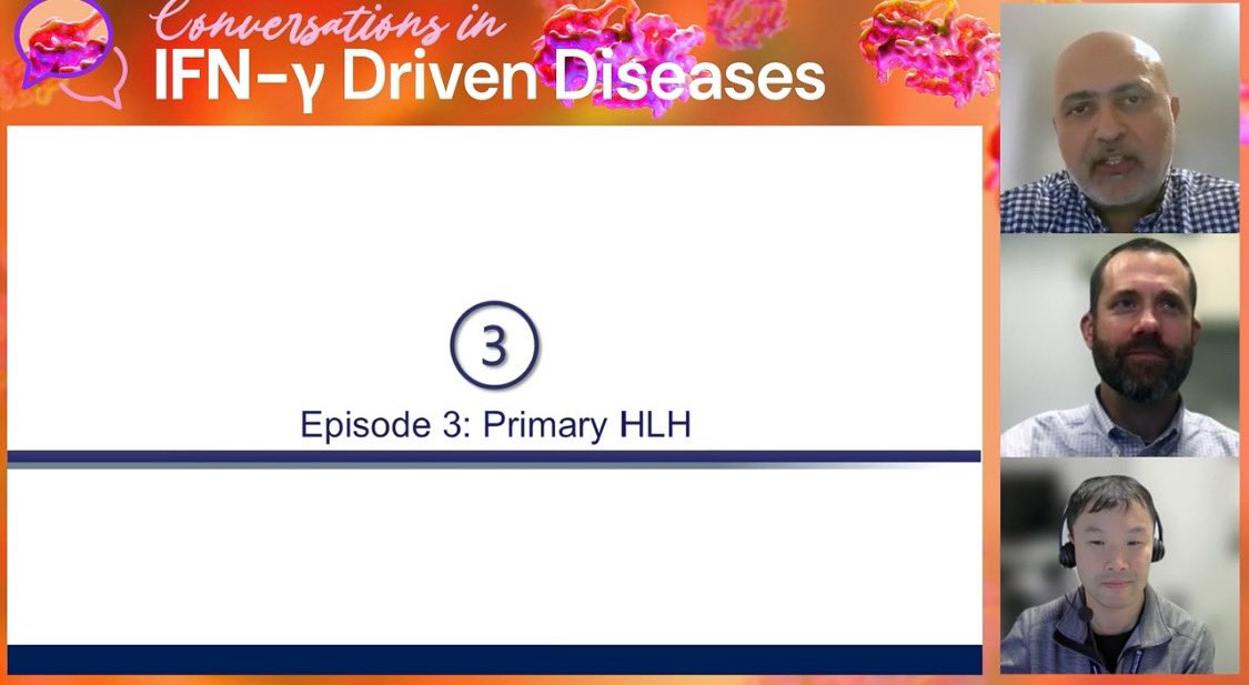 PracticePoint's tweet image. Episode 3 of Conversations in IFN-y is now available! In this episode Drs Kumar, Lee and Canna explore the advanced understanding of primary HLH. 

Click the link in our bio to claim your AMA/ABS/ANCC/ACPE credit. 

#freecme #practicepointcme #HLH #MAS