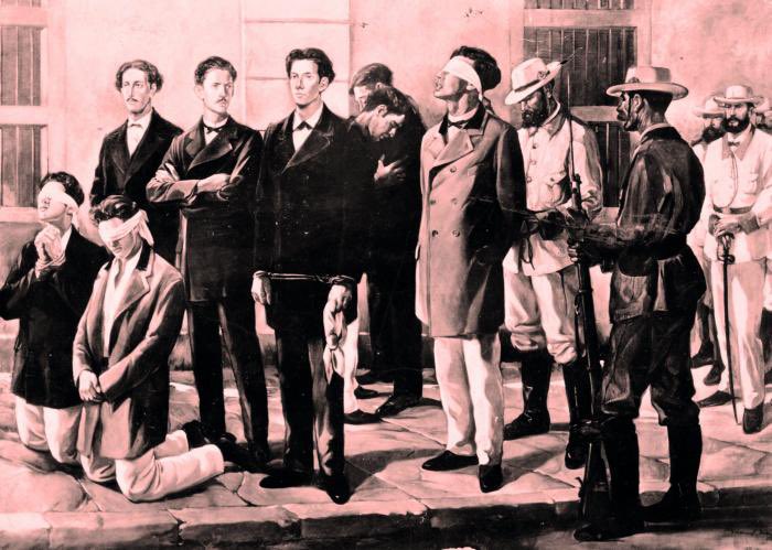 🇨🇺| A 153 años del fusilamiento de los 8 estudiantes de medicina,   marcharemos junto a nuestra juventud desde la emblemática escalinata universitaria, unidos en defensa de las causas justas.  #NiOlvidadosNiMuertos .