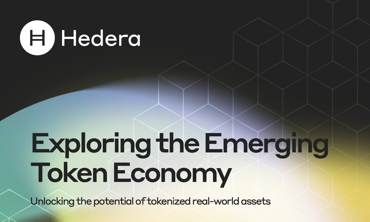 Everything of value will be tokenized.

The #Hedera network enables seamless #tokenization of real-world and digital assets at scale, offering unmatched performance, security, and compliance for thriving tokenized economies. #RWAs

Download our eBook today 🔗