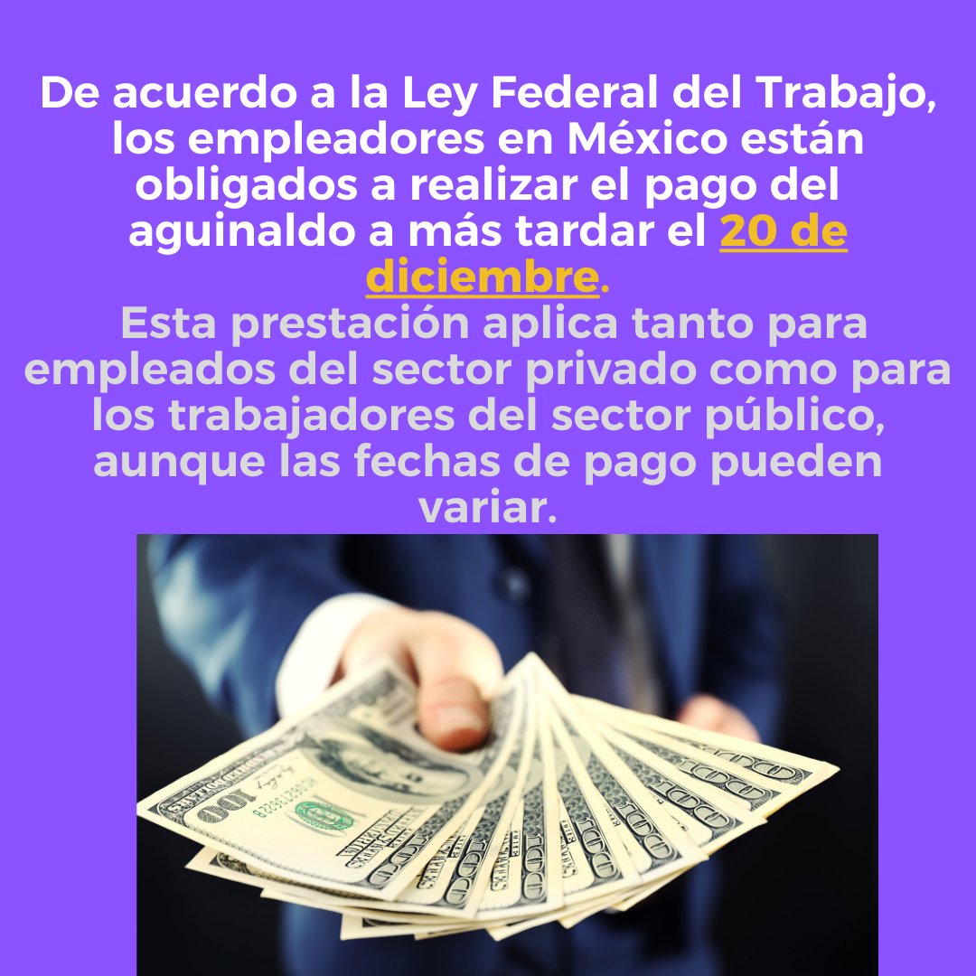 gracireyes's tweet photo. AGUINALDO 2024
¿Cuándo se paga?

#aguinaldo2024 #finanzas #ahorra #invierte https://t.co/KluHtJDHOV