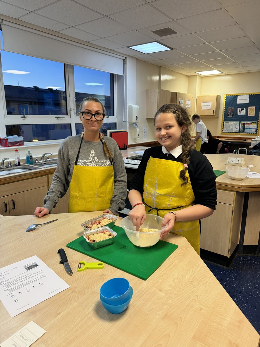 Mrs Reid (@mrsreid_he) on Twitter photo Final week of The STA Family Cooking Club
A huge well done to all the pupils and their amazing families for taking part over the last 3 weeks! 👏🏻🤩👍🏻✅⭐️
This evening we made Apple and Winter Berry Crumble 🍏🫐🍓
<a href="/Mr_Henry_STA/">⭐️Team S1⭐️</a>
<a href="/StThomasAqSec/">St Thomas Aquinas</a>
<a href="/STAHomeEc/">Mrs Morrison</a>
<a href="/ParentalSta/">Parental Engagement STA</a> Final week of The STA Family Cooking Club
A huge well done to all the pupils and their amazing families for taking part over the last 3 weeks! 👏🏻🤩👍🏻✅⭐️
This evening we made Apple and Winter Berry Crumble 🍏🫐🍓
<a href="/Mr_Henry_STA/">⭐️Team S1⭐️</a>
<a href="/StThomasAqSec/">St Thomas Aquinas</a>
<a href="/STAHomeEc/">Mrs Morrison</a>
<a href="/ParentalSta/">Parental Engagement STA</a>