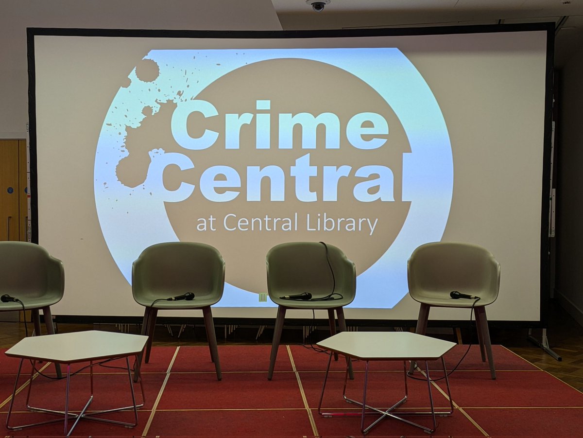 All set up and ready for <a href="/CrimeCentral_/">Crime Central Manchester</a> this evening!