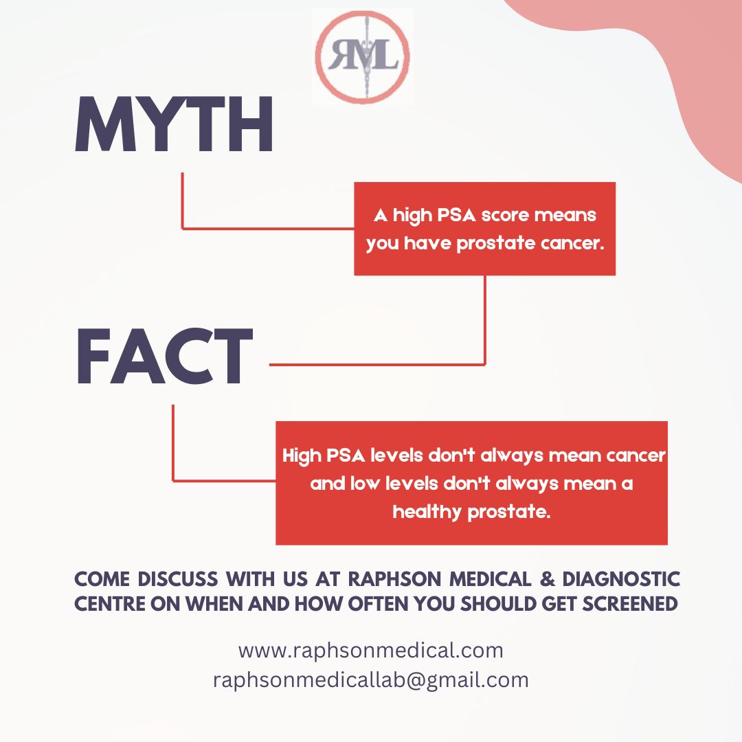 RaphsonM43405's tweet image. One test  doesn&apos;t tell the whole story, come discuss with us at RAPHSON MEDICAL &amp;amp; DIAGNOSTIC CENTRE on when and how often you should get screened.

...

#psacancerawareness #psascreening #psalevels #normalpsalevels #PSA