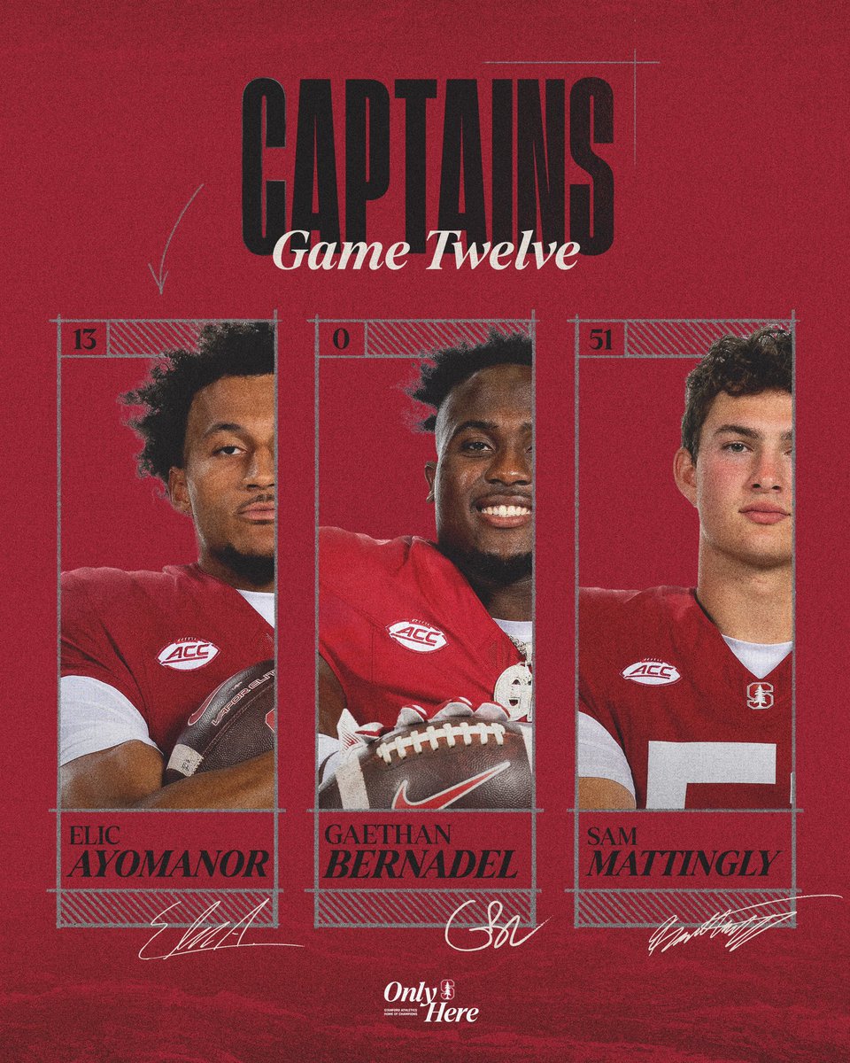 StanfordFball's tweet photo. Our final captains of 2024 🫡

#GoStanford https://t.co/BVFLCgtJXh