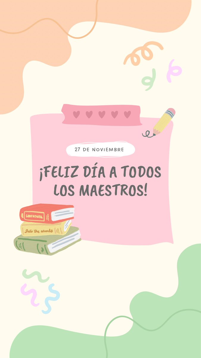 “Hoy 27 de Noviembre celebramos a quienes nos inspiran, guían y comparten su conocimiento con dedicación: ¡los maestros! 🩷📚 Gracias por ser el pilar de nuestro aprendizaje y el motor del futuro. 🌟”
#Educauja #DiaDelMaestro #GraciasMaestros