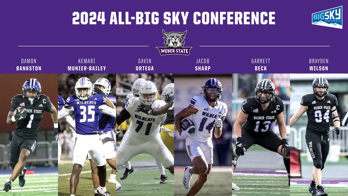 Weber State had 6⃣ players earn #BigSkyFB All-Conference honors for the 2024 season! 👏🫡

weberstatesports.com/news/2024/11/2…

#WeberStateGreat