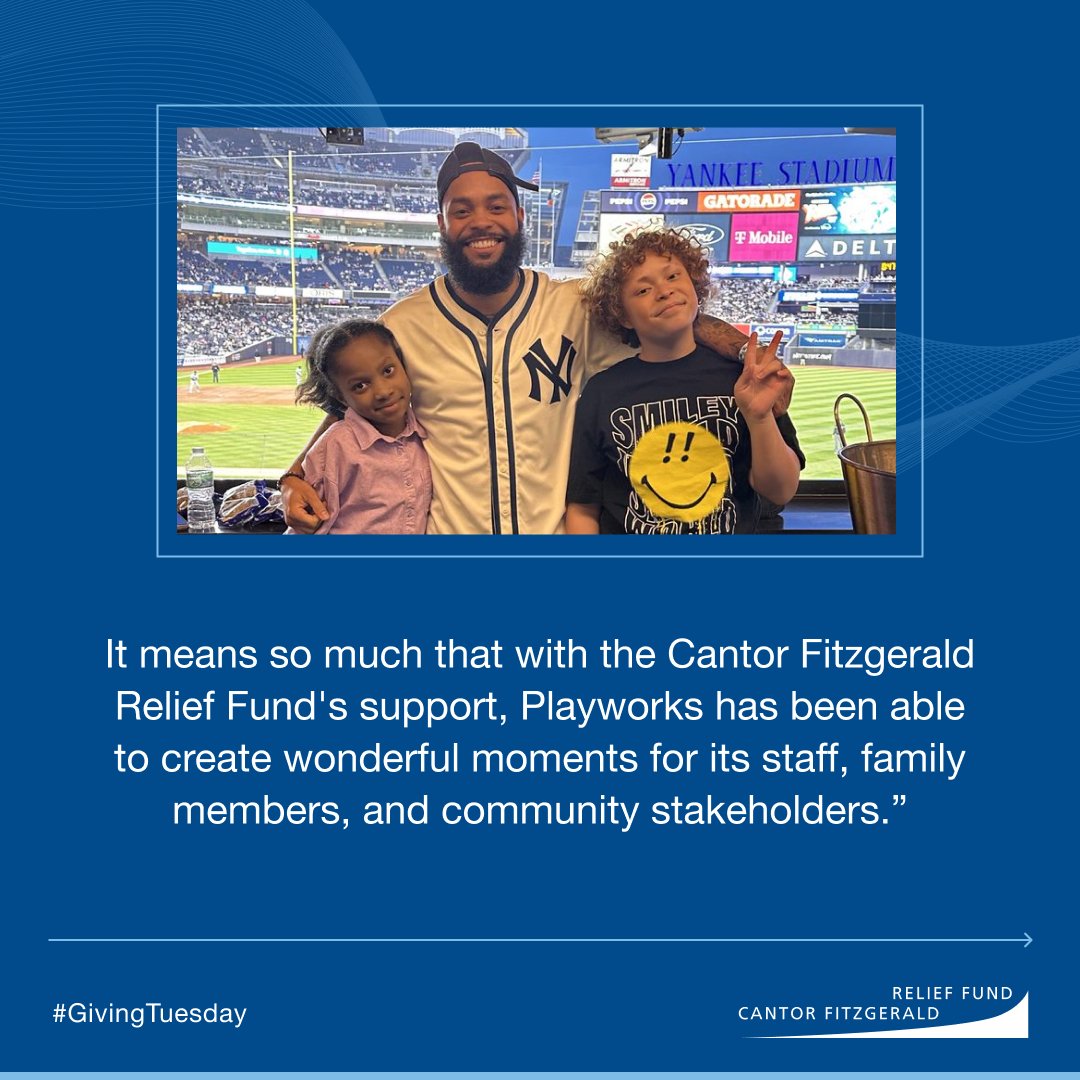 CantorRelief's tweet image. This year, we were proud to partner with @PlayworksNYNJ to bring joy and connection to their New York/New Jersey community by sending them to sporting events they would not otherwise have had the opportunity to attend.
Moments like these go beyond the game—they create lasting…
