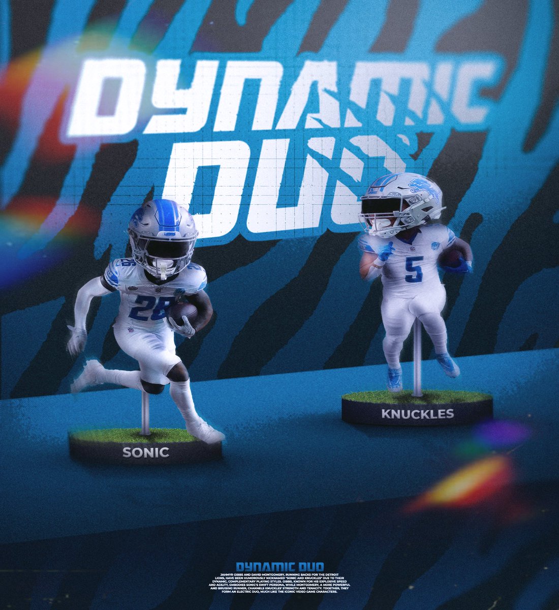 Sonic &amp; Knuckles

Jahmyr Gibbs x David Montgomery

#OnePride #smsport #NFL