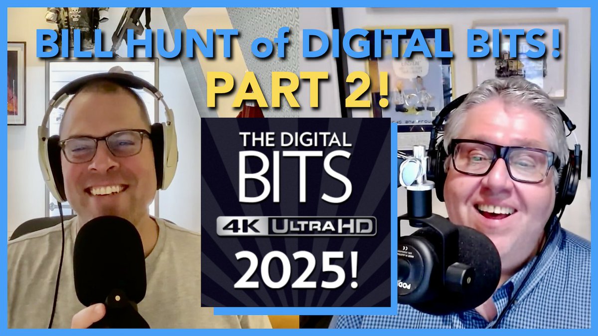 Part 2 of our interview with Bill Hunt of <a href="/thedigitalbits/">The Digital Bits</a> to finish the discussion about all things 4K, including the recent controversial James Cameron transfers and their weird AI process. Check it out!
youtu.be/oM_TaF9Iy9g