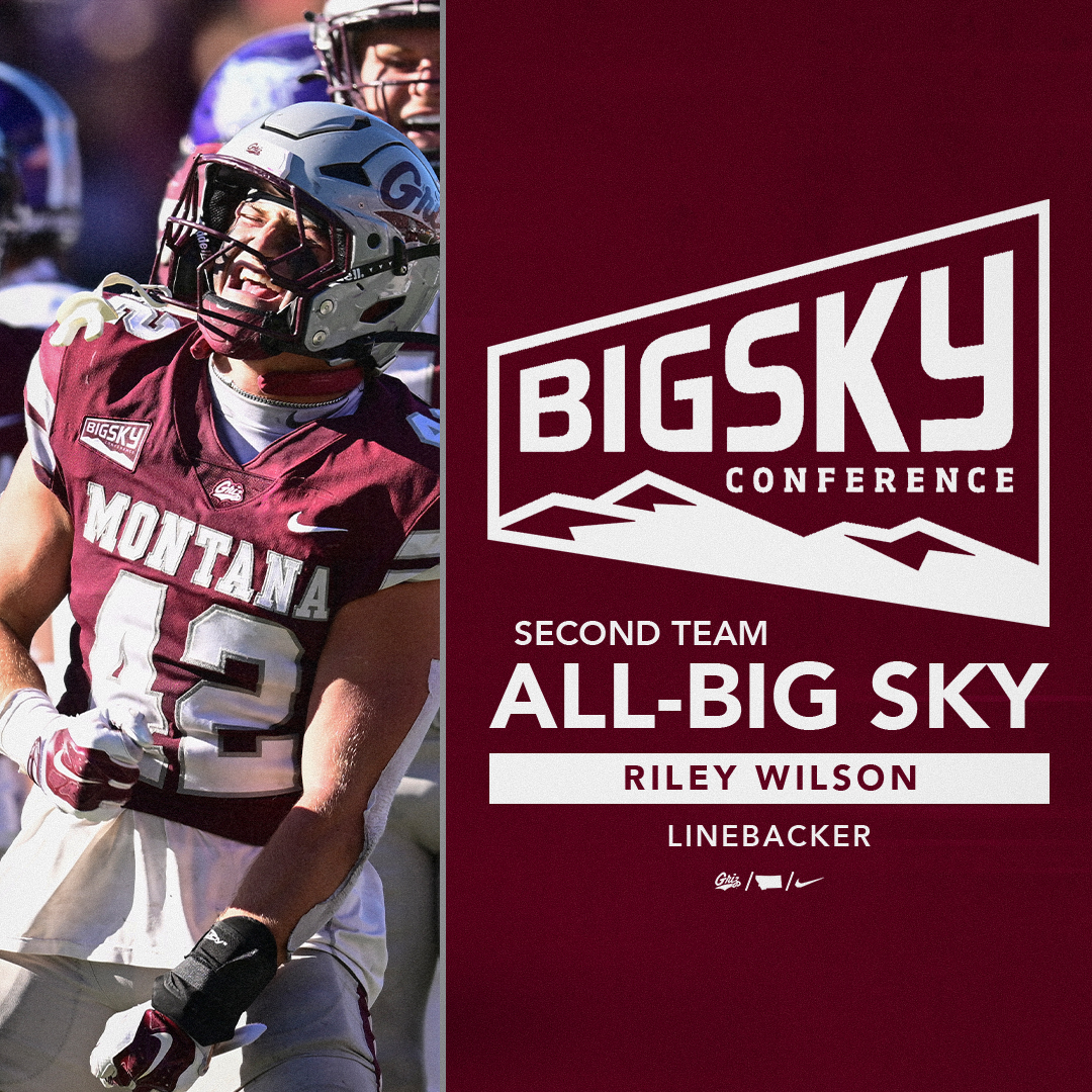Montana Griz Football (@montanagrizfb) on Twitter photo <a href="/BCasey60/">Brandon Casey</a> <a href="/bergen_junior/">Junior Bergen</a> <a href="/eli_gillman/">Eli Gillman</a> <a href="/K_Whitey_12/">Keelan White</a> πͺ Griz D with 4οΈβ£ 2nd Team All-Big Sky picks in <a href="/haydenharris46/">Hayden Harris</a> <a href="/_Rileywilsonn/">Riley Wilson</a> <a href="/ryantirrell24/">Ryan Tirrell</a> & <a href="/tgradney7/">Trevin Gradney</a>!
#GoGriz <a href="/BCasey60/">Brandon Casey</a> <a href="/bergen_junior/">Junior Bergen</a> <a href="/eli_gillman/">Eli Gillman</a> <a href="/K_Whitey_12/">Keelan White</a> πͺ Griz D with 4οΈβ£ 2nd Team All-Big Sky picks in <a href="/haydenharris46/">Hayden Harris</a> <a href="/_Rileywilsonn/">Riley Wilson</a> <a href="/ryantirrell24/">Ryan Tirrell</a> & <a href="/tgradney7/">Trevin Gradney</a>!
#GoGriz