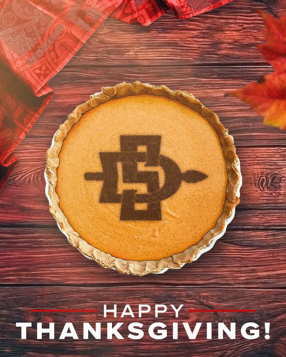 Happy Thanksgiving, Aztec Nation! We are thankful for all of you and all your support!