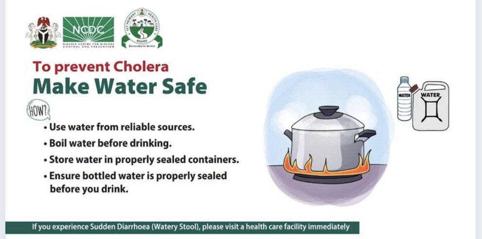 Cholera is preventable! Practice good hygiene, drink safe water, and cook food properly.

#CholeraPrevention
#staysafe