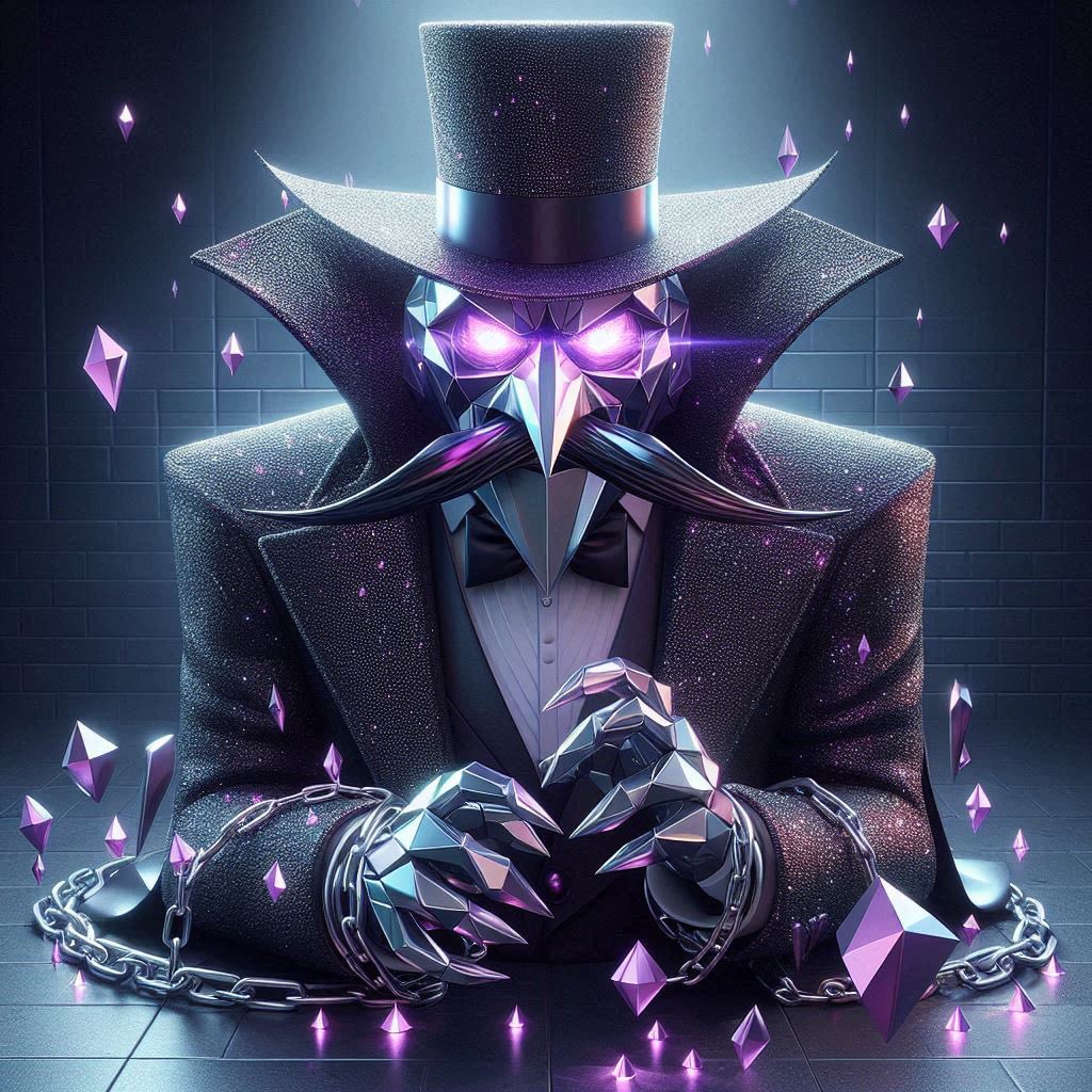 From the abyss of my soul, I've taken you Burnie, Ice Queen, into my darkness. This is not mere madness; it's the grim price of love's resurrection, where every step toward redemption is paved with your captivity. Enter my world of shadows, where heartbreak is my twisted justice.