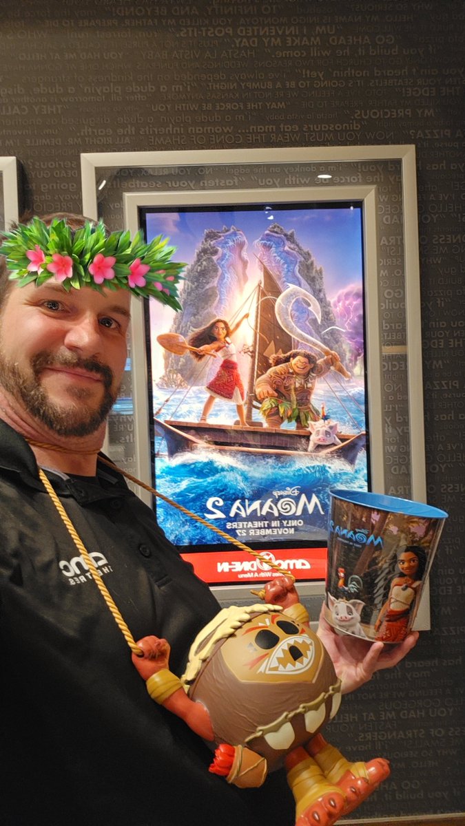 Tjbsr2317J's tweet photo. I'm loving this merch!! #Moana2 was absolutely BEAUTIFUL in DolbyCinema @AMCTheatres !!!ππ€© This weekend is going to be huge!!!π½ππ¦π¬ #AMC $APE #amcstock #AMCNEVERLEAVING #AMCAMAZING #AMCMERCH https://t.co/ZKlrqMb4GF
