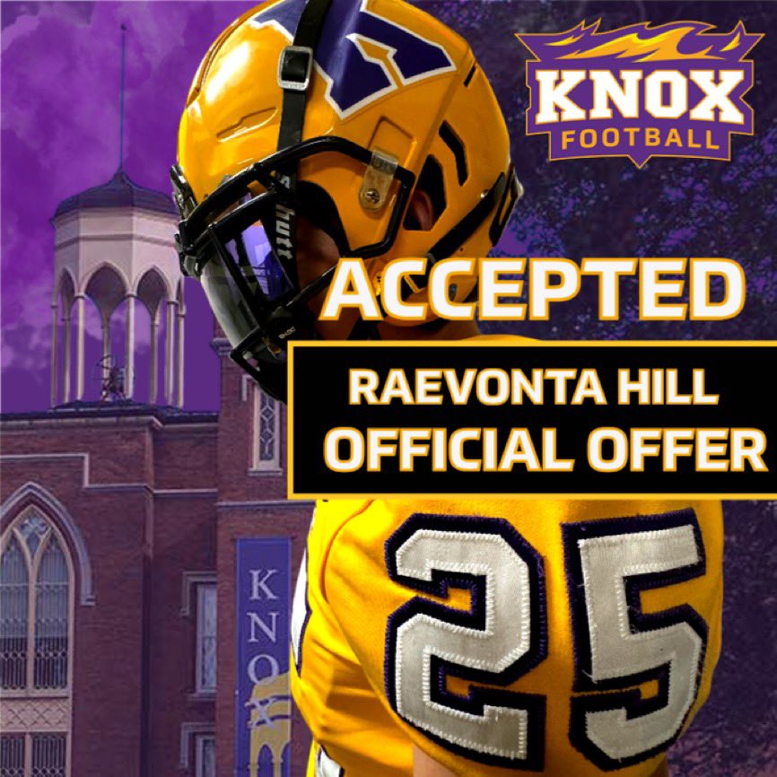 Rae (@raevonta10) on Twitter photo After an amazing conversation with <a href="/CoachWillits/">Aaron Willits '08</a> Im am blessed to announce I have received my 4th offer from <a href="/FB_KnoxCollege/">Knox College Football</a>
<a href="/CoachRangel50/">Francisco Rangel</a> <a href="/browne_football/">Trevor G. Browne Football</a> <a href="/gridironarizona/">Gridiron Arizona</a> After an amazing conversation with <a href="/CoachWillits/">Aaron Willits '08</a> Im am blessed to announce I have received my 4th offer from <a href="/FB_KnoxCollege/">Knox College Football</a>
<a href="/CoachRangel50/">Francisco Rangel</a> <a href="/browne_football/">Trevor G. Browne Football</a> <a href="/gridironarizona/">Gridiron Arizona</a>