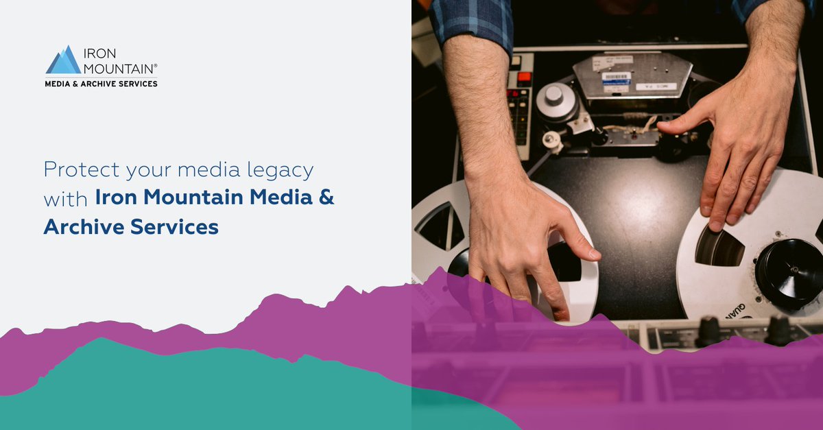 IMSalesJavi's tweet photo. Iron Mountain Media &amp; Archive Services has the expertise to meet your archiving needs. Trust us to handle your media with care and precision. Learn more about our industry-specific solutions. #IndustryExpertise #IronMountain
https://t.co/7cvQyAeOP6 https://t.co/pGXUOHRS0f