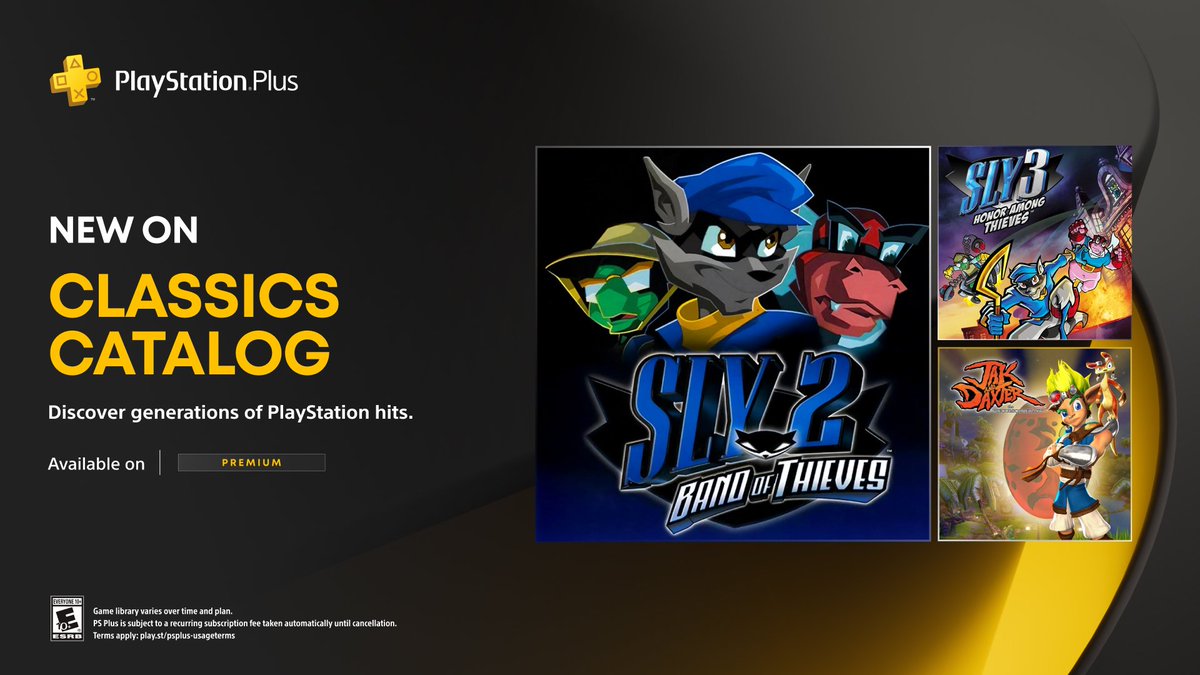 SirGary_y's tweet image. 🦝🎉 ¡SLY 2, 3 Y JAK &amp;amp; DAXTER THE PRECURSOR LEGACY ENTRAN AL CATÁLOGO CLÁSICO DE @PlayStationES! 🎉🦝

¡Ya podéis jugar a la trilogía completa de Sly Cooper en consolas modernas! :D

El primer Jak &amp;amp; Daxter ya estaba con el port de PS4, pero en este caso usa el emulador dedicado.