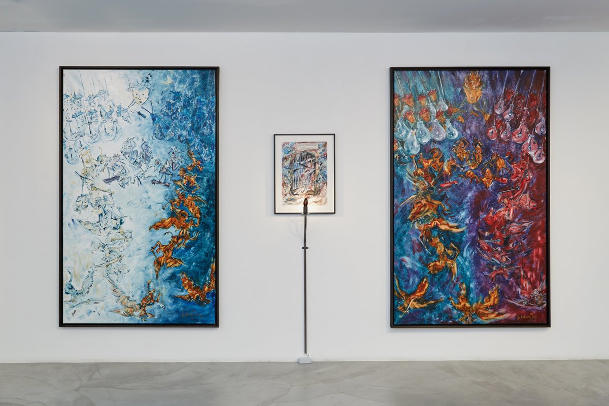 Joris Van de Moortel
L’apocalypse excite les nerfs de la nef
@galerieobadia Bruxelles

L’exposition présente un corpus récent qui se déploie dans la galerie et offre aux visiteurs une plongée au cœur de l’Apocalypse et de la condition humaine.

#jorisvandemoortel