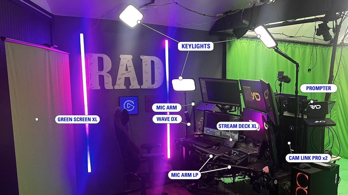 RADdoesGames's tweet image. Every year we tell you that we built our studio on @elgato Black Friday deals. It’s your chance to get the best streaming gear for the best prices right now!

Link below 👇

Here is just one section of our space to show you how RAD runs on Elgato. #ElgatoSetup #elgatoambassador