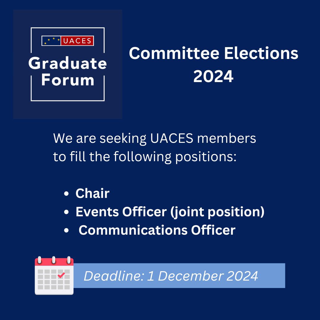 UACES Graduate Forum tweet media