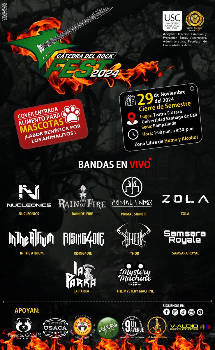 Intheatrium's tweet image. Este viernes 
@Intheatrium 
En vivo
#usaca 
#cali