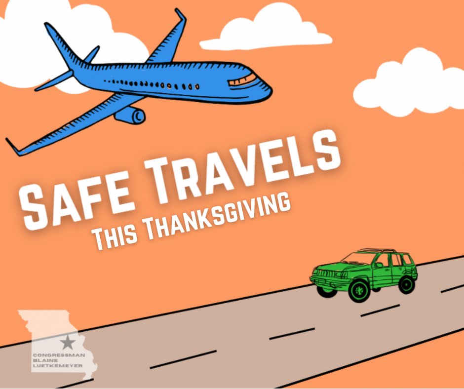 Wishing everyone safe travels this week! 🦃🍂