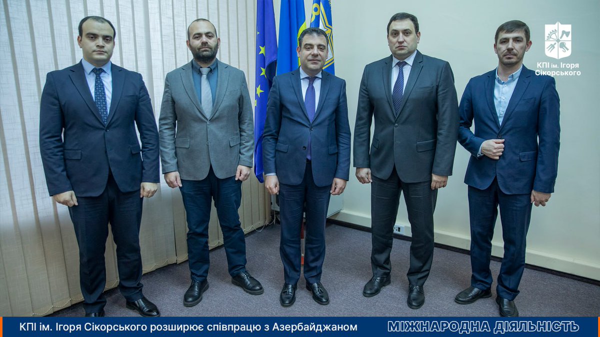 До Київської політехніки завітала делегація Посольства Азербайджанської Республіки на чолі з Надзвичайним і Повноважним Послом Азербайджанської Республіки в Україні Сеймуром Гурбан оглу Мардалієвим

kpi.ua/2024-11-27